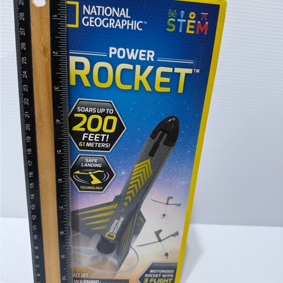 NATIONAL GEOGRAPHIC Stem Power Rocket 20 Launches Per Charge 200Ft 3 Flight Mode - Picture 8 of 8